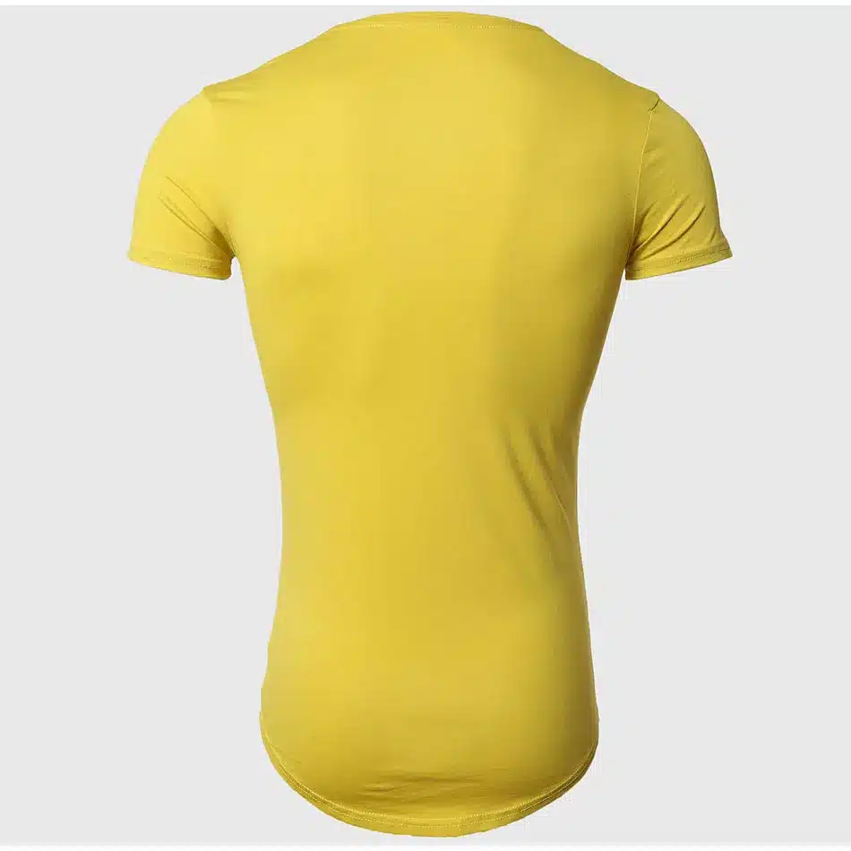 21 Colors Deep V Neck T-Shirt Men Fashion Compression Short Sleeve T Shirt Male Muscle Fitness Tight Summer Top Tees 44