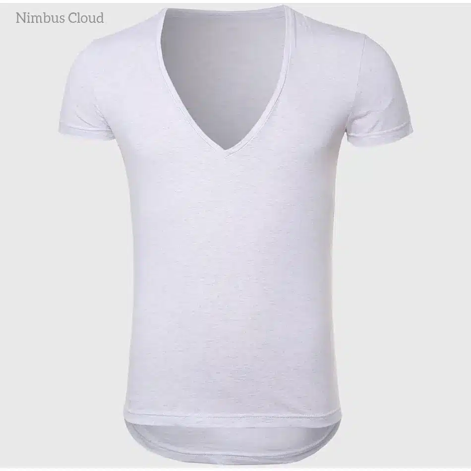 21 Colors Deep V Neck T-Shirt Men Fashion Compression Short Sleeve T Shirt Male Muscle Fitness Tight Summer Top Tees 52