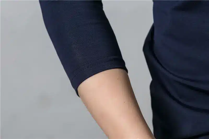 COODRONY T-Shirt Men 2017 Spring Summer New Long Sleeve Henry Collar T Shirt Men Brand Soft Pure Cotton Slim Fit Tee Shirts 7625 18
