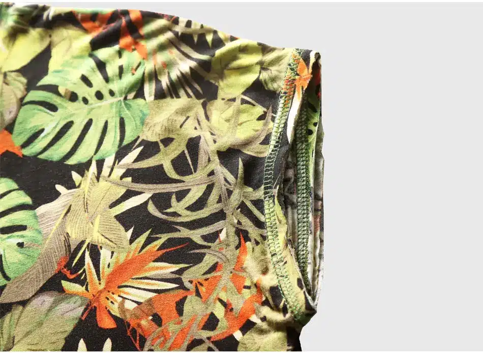 Zecmos Flowers Print T-Shirt For Men 2017 Summer New T Shirt Men Floral Hawaiian Fashion Tops Casual Tees Brand Clothing 28