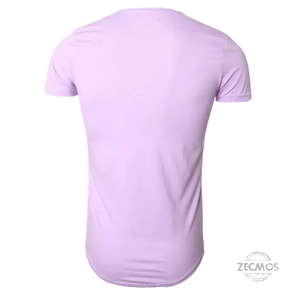 Zecmos Deep V Neck Sexy Men T-Shirt Vintage Short Sleeve Solid Color Muscle Fit T Shirt Men Top Tees Fashion 37