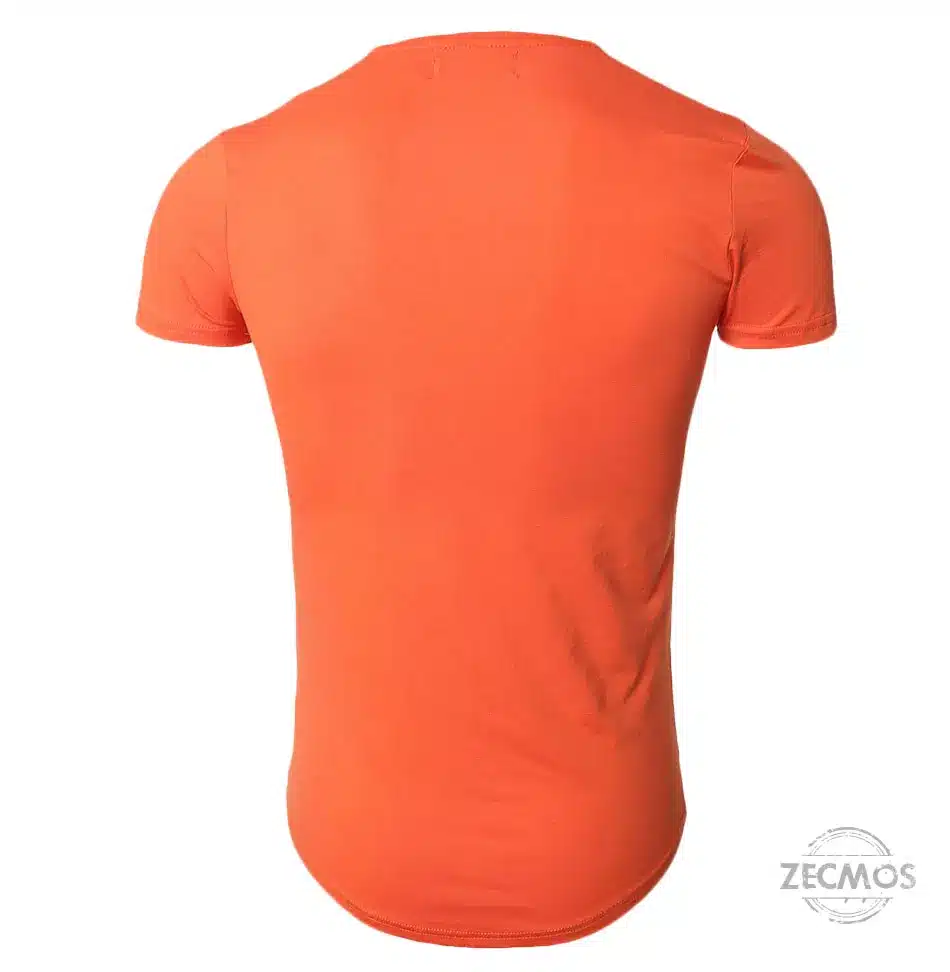 Zecmos Deep V Neck Sexy Men T-Shirt Vintage Short Sleeve Solid Color Muscle Fit T Shirt Men Top Tees Fashion 41