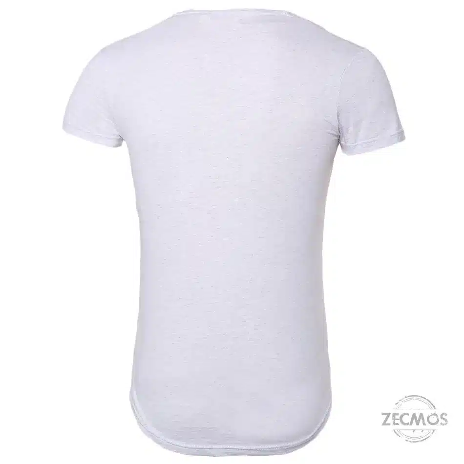 Zecmos Deep V Neck Sexy Men T-Shirt Vintage Short Sleeve Solid Color Muscle Fit T Shirt Men Top Tees Fashion 57