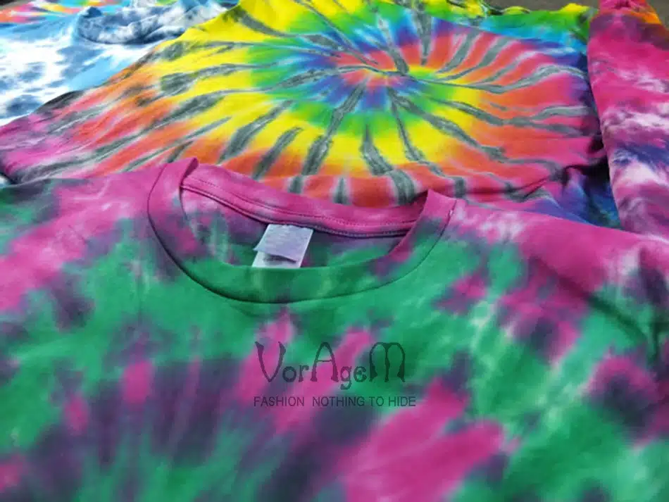 VORAGEM 2017 Men's Summer Handmade Tie Dye T Shirt Fashion Spiral Star Ray Colorful Tops Hipster Skateboard Men 100% Cotton Tees 19