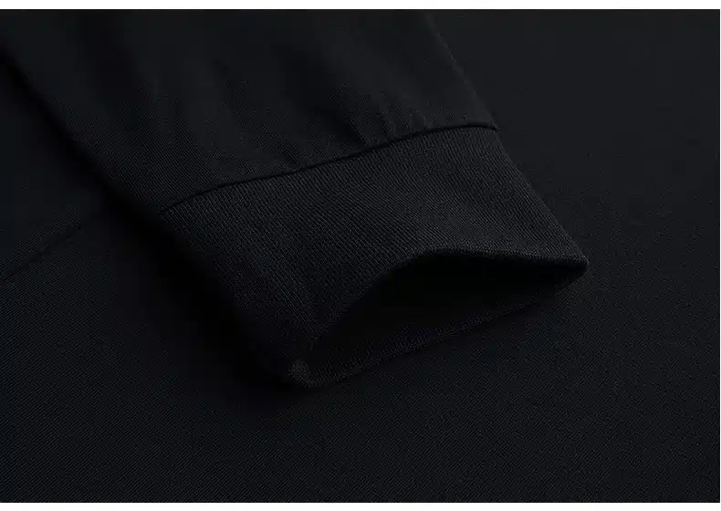 KUEGOU Autumn Mens T Shirts Button Black White Brand Clothing Long Sleeve Man's Cardigan T-Shirts Male Plus Size Tops Tees 765 31