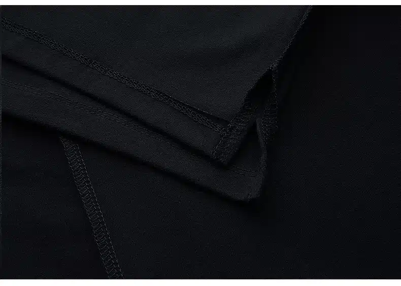 KUEGOU Autumn Mens T Shirts Button Black White Brand Clothing Long Sleeve Man's Cardigan T-Shirts Male Plus Size Tops Tees 765 32