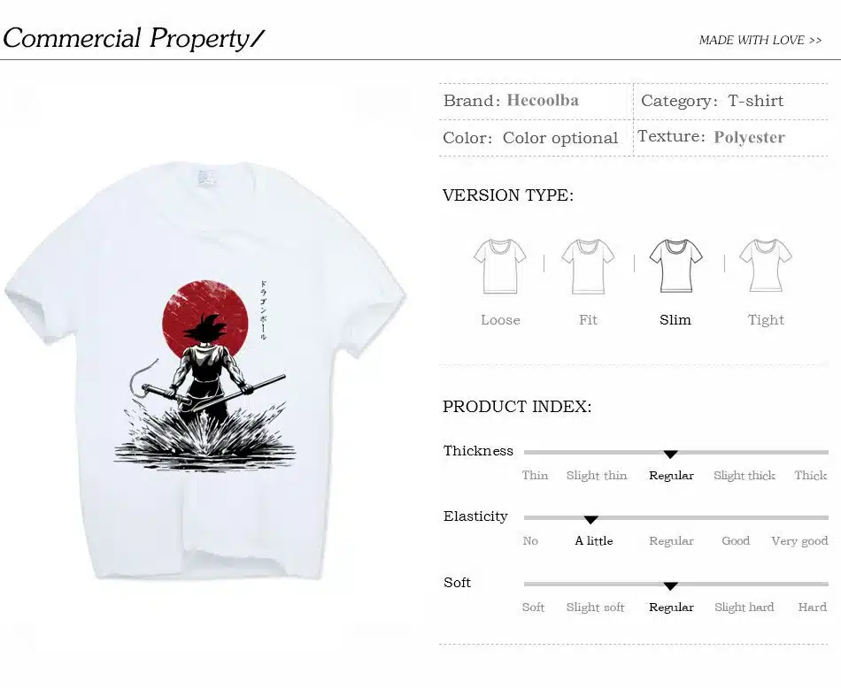 Hecoolba 2017 Dragon Ball Z Goku T-shirt Short sleeve O-Neck Tshirt Summer Saiyan Vegeta Harajuku brand clothing T shirt HCP316 12