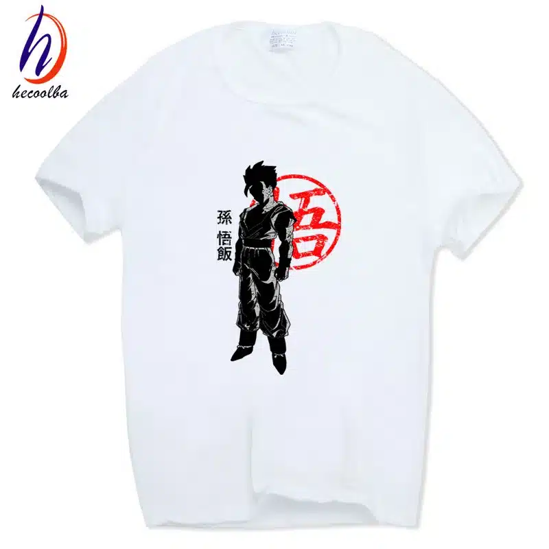 Hecoolba 2017 Dragon Ball Z Goku T-shirt Short sleeve O-Neck Tshirt Summer Saiyan Vegeta Harajuku brand clothing T shirt HCP316 16