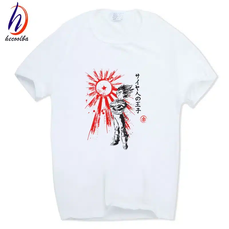 Hecoolba 2017 Dragon Ball Z Goku T-shirt Short sleeve O-Neck Tshirt Summer Saiyan Vegeta Harajuku brand clothing T shirt HCP316 18