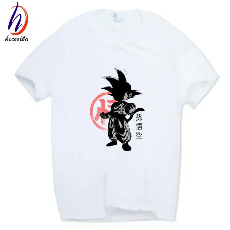 Hecoolba 2017 Dragon Ball Z Goku T-shirt Short sleeve O-Neck Tshirt Summer Saiyan Vegeta Harajuku brand clothing T shirt HCP316 24