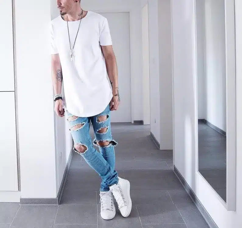 Cureved Hem Hip Hop Tshirt Men 2017 Summer Kpop Longline Extended Tee Shirts Male T-shirts Kanye West Justin Bieber Asian Size 6