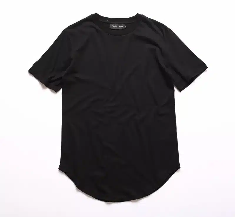 Cureved Hem Hip Hop Tshirt Men 2017 Summer Kpop Longline Extended Tee Shirts Male T-shirts Kanye West Justin Bieber Asian Size 12