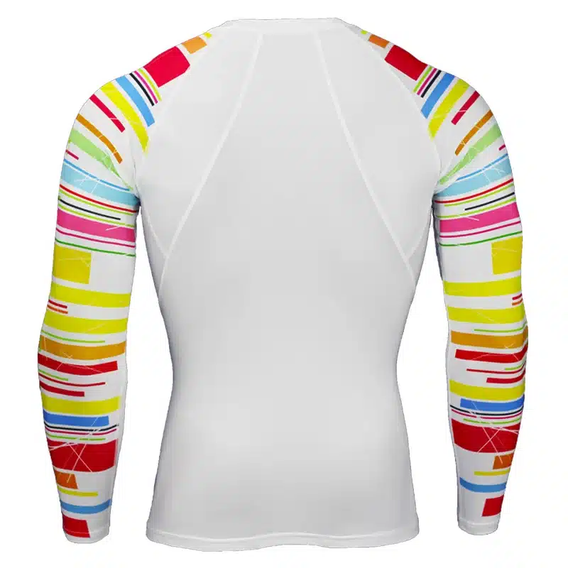 2017 Mens Compression Shirt Slim Fit White Crossfit Bodybuilding T-shirt MMA Fitness Tights Brand Clothing Tops Plus size 4XL 17