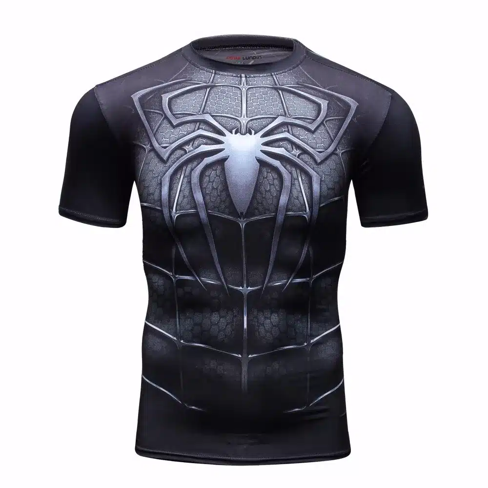 Men Compression T-Shirts MMA Rashguard Keep Fit Fitness Short sleeves Base Layer Skin Tight Weightlifting Elastic Mens T-Shirts 33