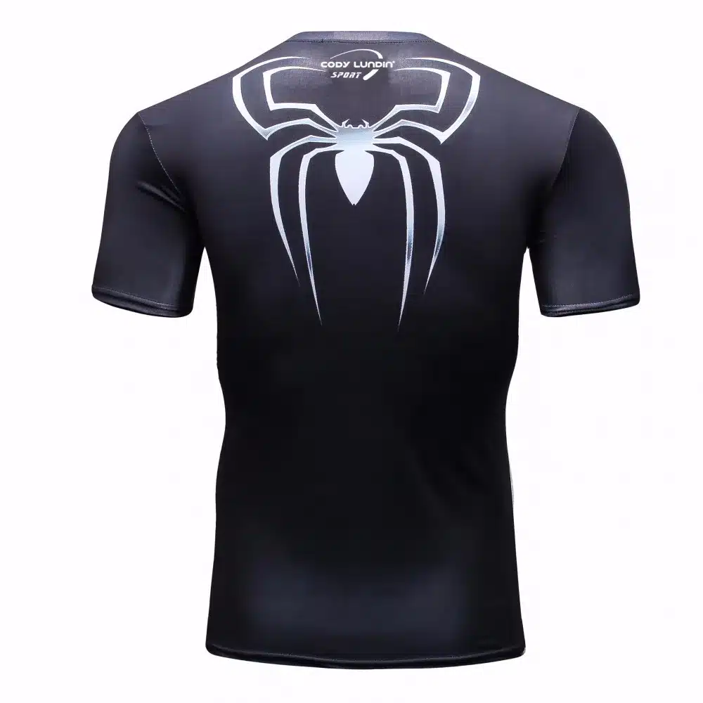 Men Compression T-Shirts MMA Rashguard Keep Fit Fitness Short sleeves Base Layer Skin Tight Weightlifting Elastic Mens T-Shirts 35