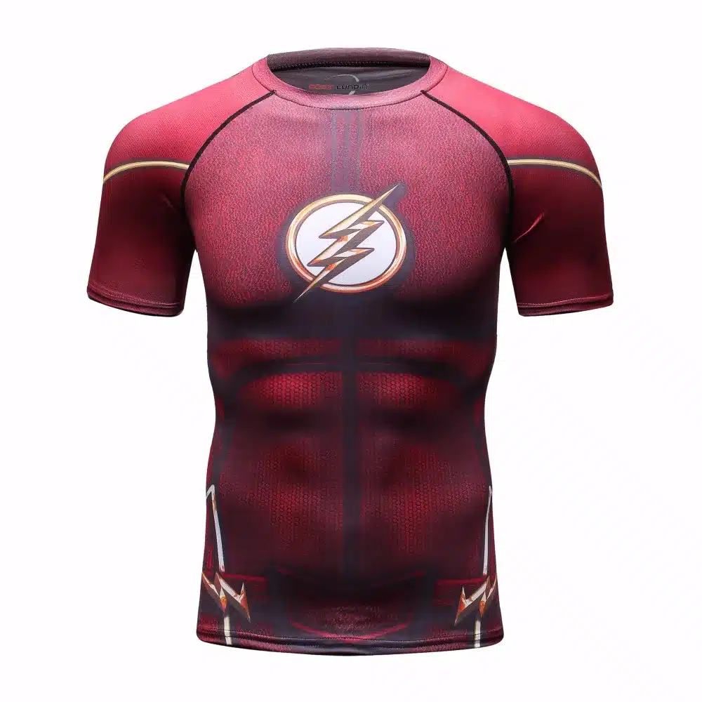 Men Compression T-Shirts MMA Rashguard Keep Fit Fitness Short sleeves Base Layer Skin Tight Weightlifting Elastic Mens T-Shirts 42