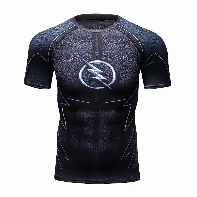 Men Compression T-Shirts MMA Rashguard Keep Fit Fitness Short sleeves Base Layer Skin Tight Weightlifting Elastic Mens T-Shirts 49