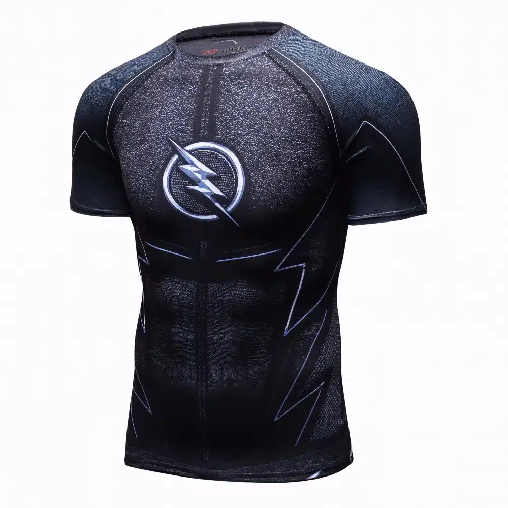 Men Compression T-Shirts MMA Rashguard Keep Fit Fitness Short sleeves Base Layer Skin Tight Weightlifting Elastic Mens T-Shirts 50
