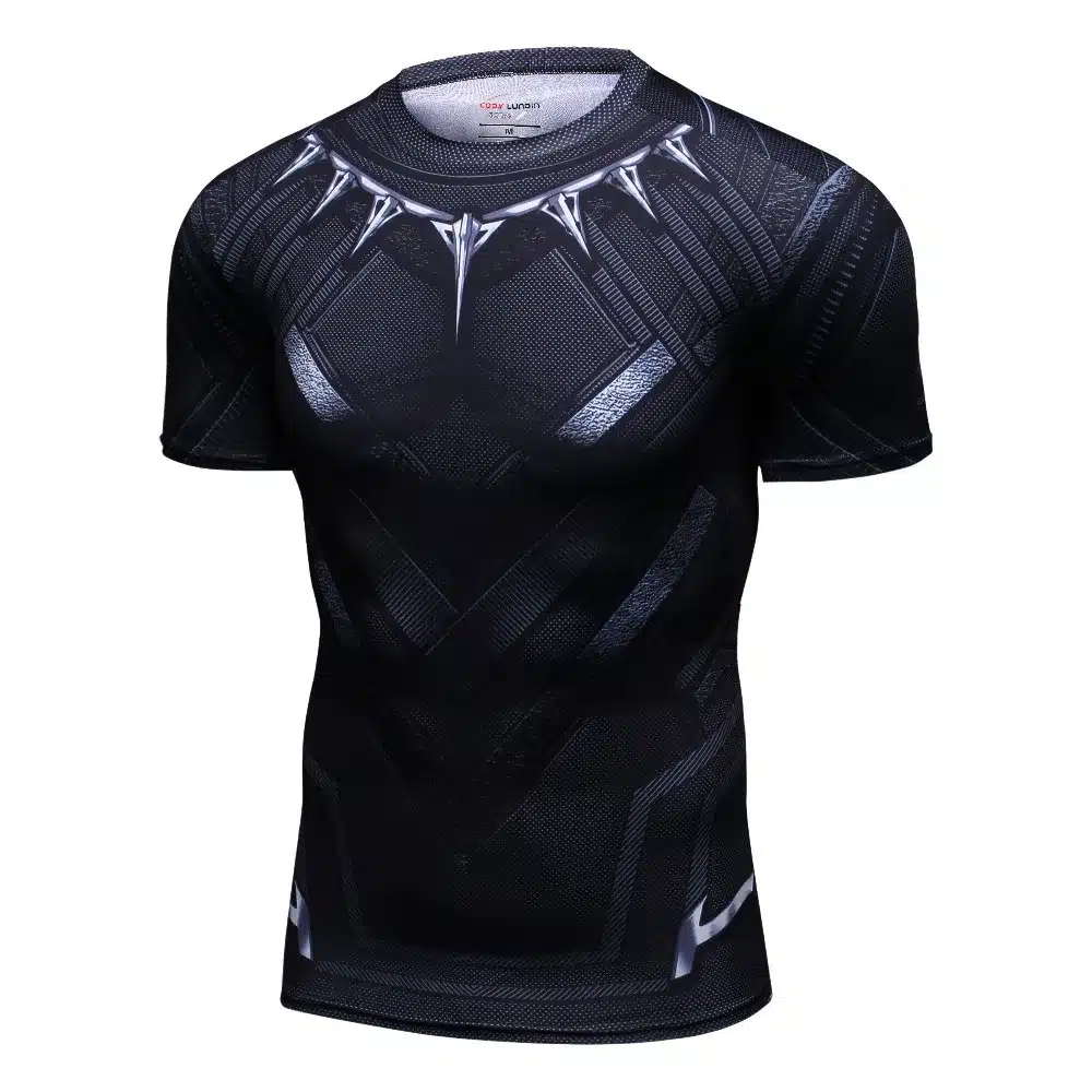 Men Compression T-Shirts MMA Rashguard Keep Fit Fitness Short sleeves Base Layer Skin Tight Weightlifting Elastic Mens T-Shirts 71