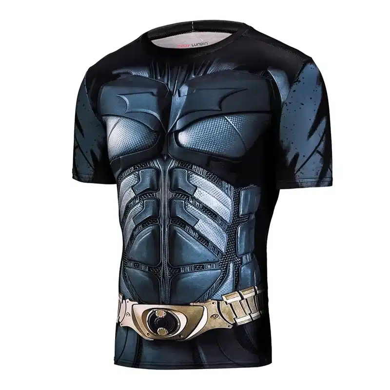 Men Compression T-Shirts MMA Rashguard Keep Fit Fitness Short sleeves Base Layer Skin Tight Weightlifting Elastic Mens T-Shirts 77