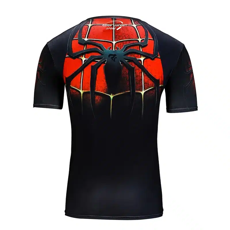 Men Compression T-Shirts MMA Rashguard Keep Fit Fitness Short sleeves Base Layer Skin Tight Weightlifting Elastic Mens T-Shirts 97