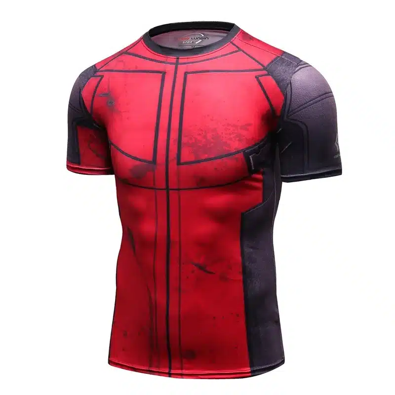 Men Compression T-Shirts MMA Rashguard Keep Fit Fitness Short sleeves Base Layer Skin Tight Weightlifting Elastic Mens T-Shirts 110