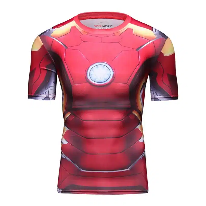 Men Compression T-Shirts MMA Rashguard Keep Fit Fitness Short sleeves Base Layer Skin Tight Weightlifting Elastic Mens T-Shirts 116