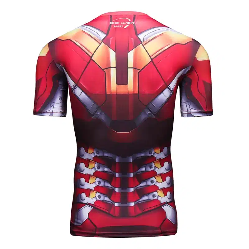 Men Compression T-Shirts MMA Rashguard Keep Fit Fitness Short sleeves Base Layer Skin Tight Weightlifting Elastic Mens T-Shirts 118