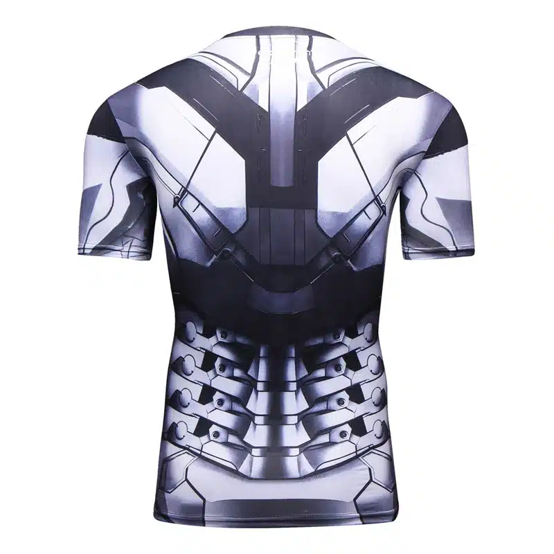 Men Compression T-Shirts MMA Rashguard Keep Fit Fitness Short sleeves Base Layer Skin Tight Weightlifting Elastic Mens T-Shirts 126
