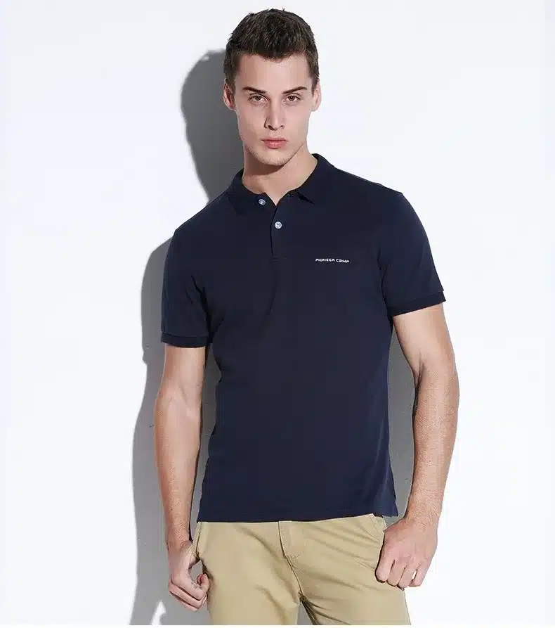 Pionner Camp Brand clothing New Men Polo Shirt Men Business & Casual solid male polo shirt Short Sleeve breathable polo shirt 24