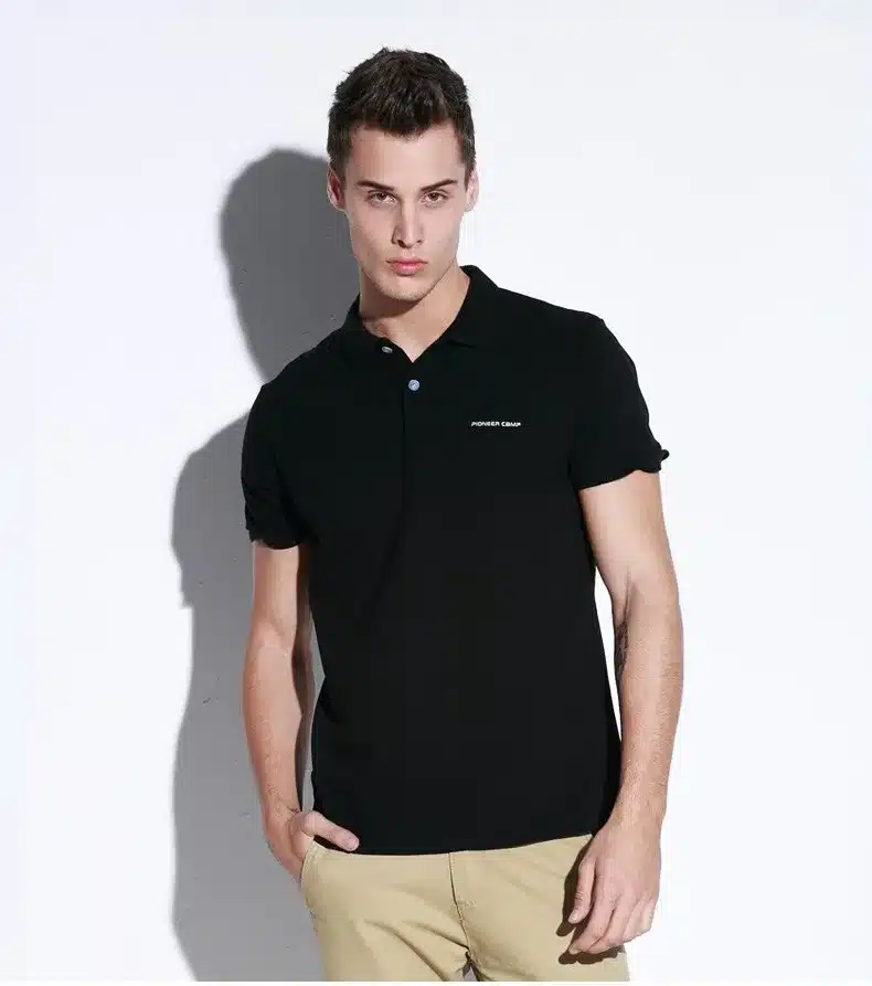 Pionner Camp Brand clothing New Men Polo Shirt Men Business & Casual solid male polo shirt Short Sleeve breathable polo shirt 28