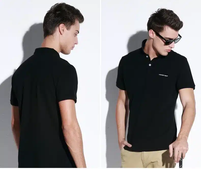 Pionner Camp Brand clothing New Men Polo Shirt Men Business & Casual solid male polo shirt Short Sleeve breathable polo shirt 29