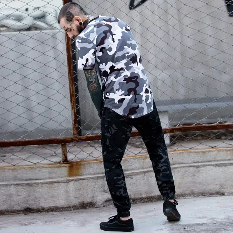 Summer Extended Curved Hem T Shirt Men Camouflage Longline Hip Hop T-shirt Elongated Tee Shirts Justin Bieber Kanye West 19