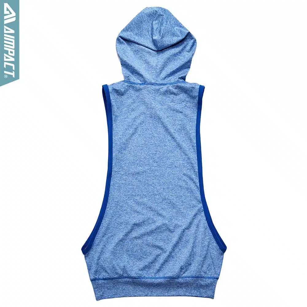 Aimpact Men's Tank Top Sleeveless Hoodie Fitness Bodybuilding Muscle Cut Stringer Crossfit Workout Tops Activewear Male AM1008 18