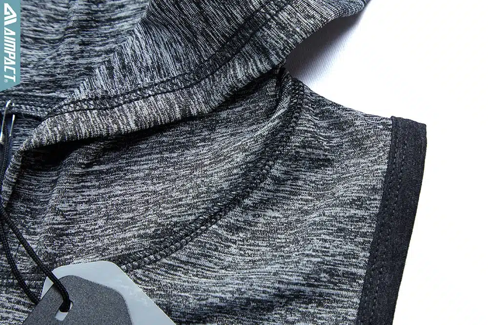 Aimpact Men's Tank Top Sleeveless Hoodie Fitness Bodybuilding Muscle Cut Stringer Crossfit Workout Tops Activewear Male AM1008 30