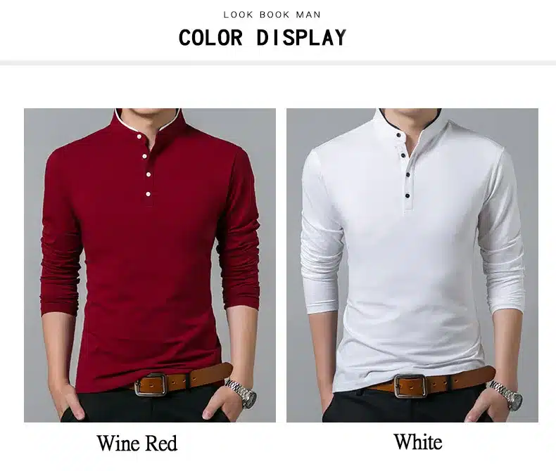 High Quality Men Polo Shirt Mens Long Sleeve Solid Polo Shirts Camisa Polos Masculina 2017 Casual cotton Plus size S-3XL Tops 12