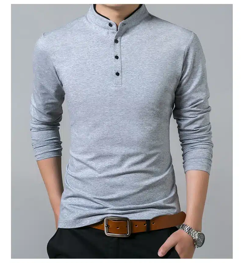 High Quality Men Polo Shirt Mens Long Sleeve Solid Polo Shirts Camisa Polos Masculina 2017 Casual cotton Plus size S-3XL Tops 15