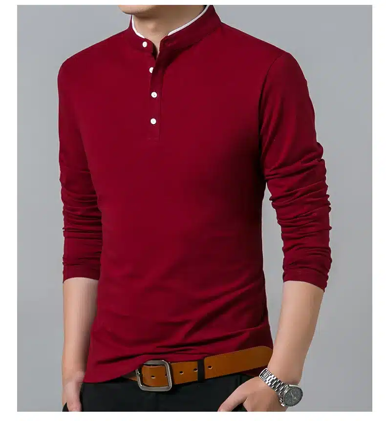 High Quality Men Polo Shirt Mens Long Sleeve Solid Polo Shirts Camisa Polos Masculina 2017 Casual cotton Plus size S-3XL Tops 19
