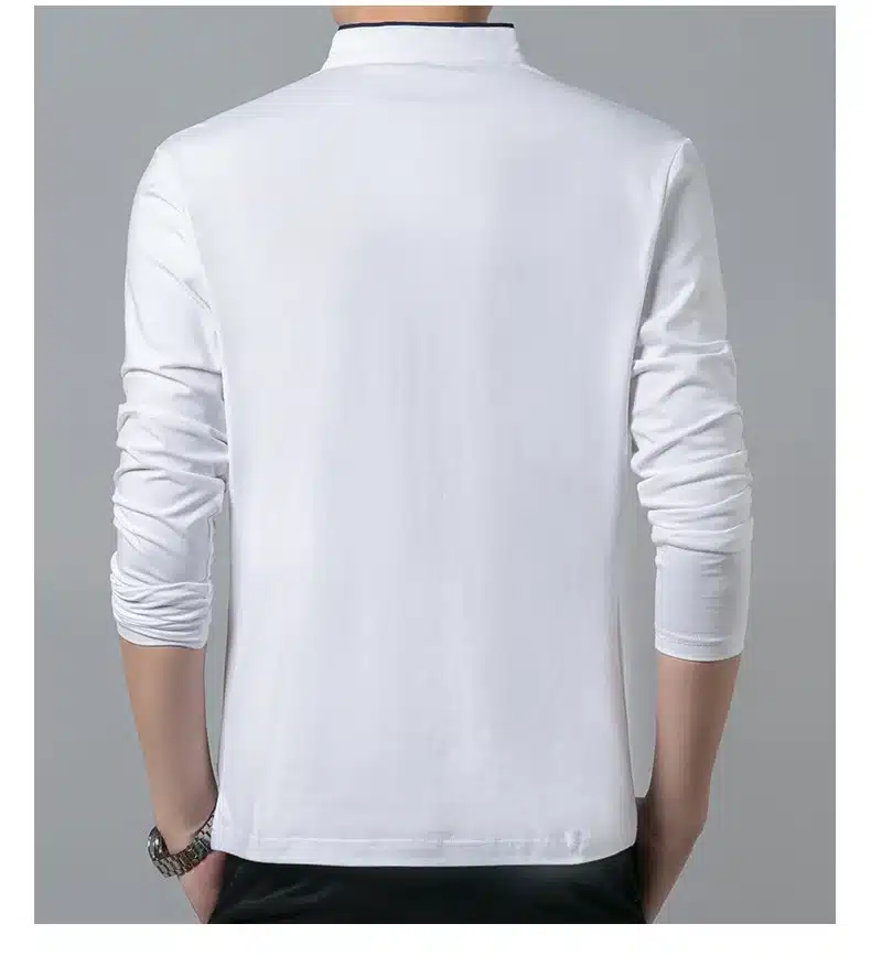 High Quality Men Polo Shirt Mens Long Sleeve Solid Polo Shirts Camisa Polos Masculina 2017 Casual cotton Plus size S-3XL Tops 28