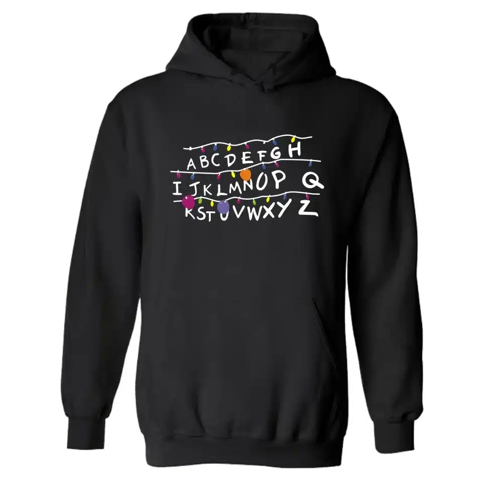 2017 Trendy Faces Stranger Things Hooded Mens Hoodies and Sweatshirts Oversized for Autumn with Hip Hop Winter Hoodies Men Brand 15