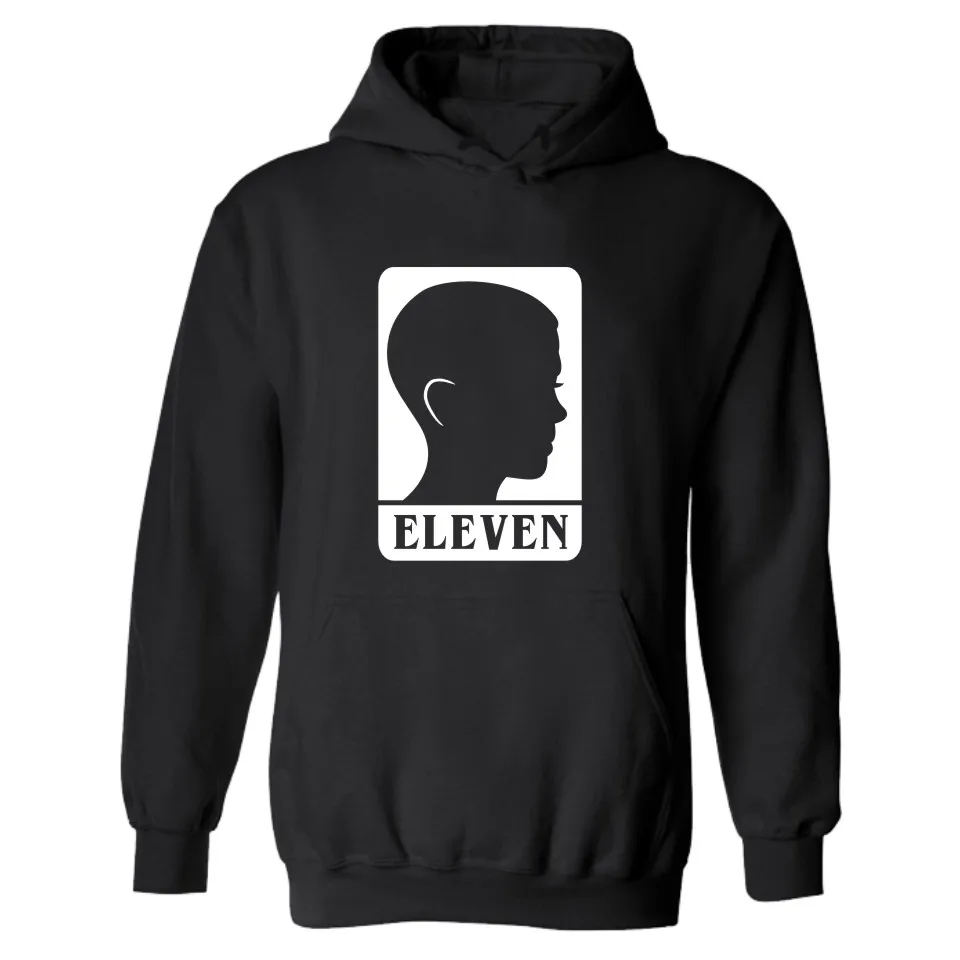 2017 Trendy Faces Stranger Things Hooded Mens Hoodies and Sweatshirts Oversized for Autumn with Hip Hop Winter Hoodies Men Brand 17