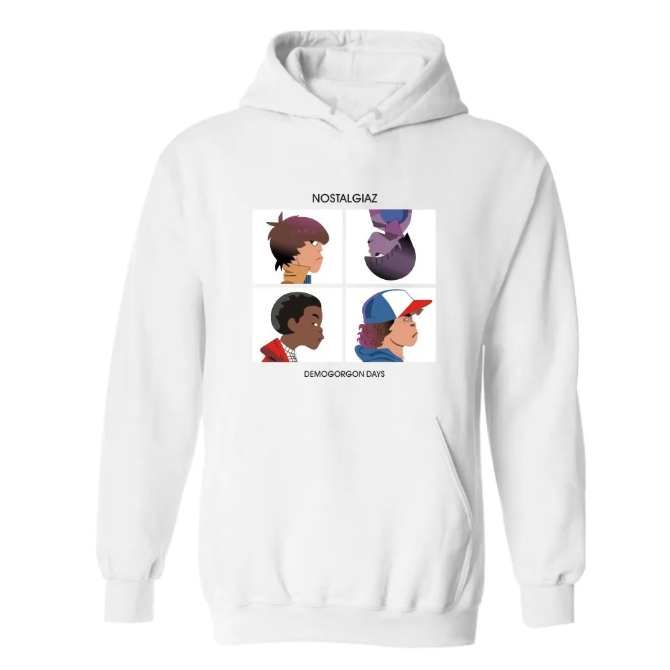 2017 Trendy Faces Stranger Things Hooded Mens Hoodies and Sweatshirts Oversized for Autumn with Hip Hop Winter Hoodies Men Brand 20