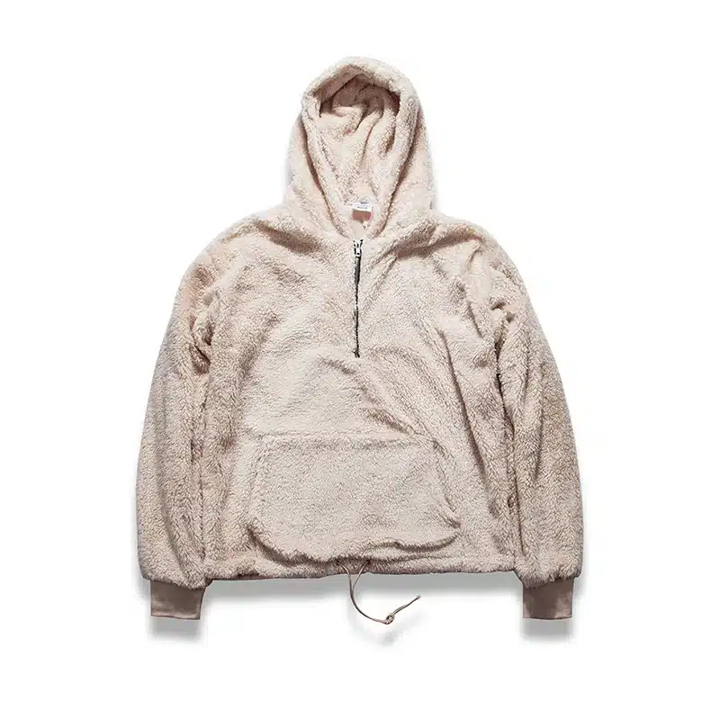 Mens Half Zipper Pullover Fleece Sherpa Hoodies Men Streetwear Cool Kanye West Fashion Hiphop Urban Clothing Justin Biebers Tyga 21