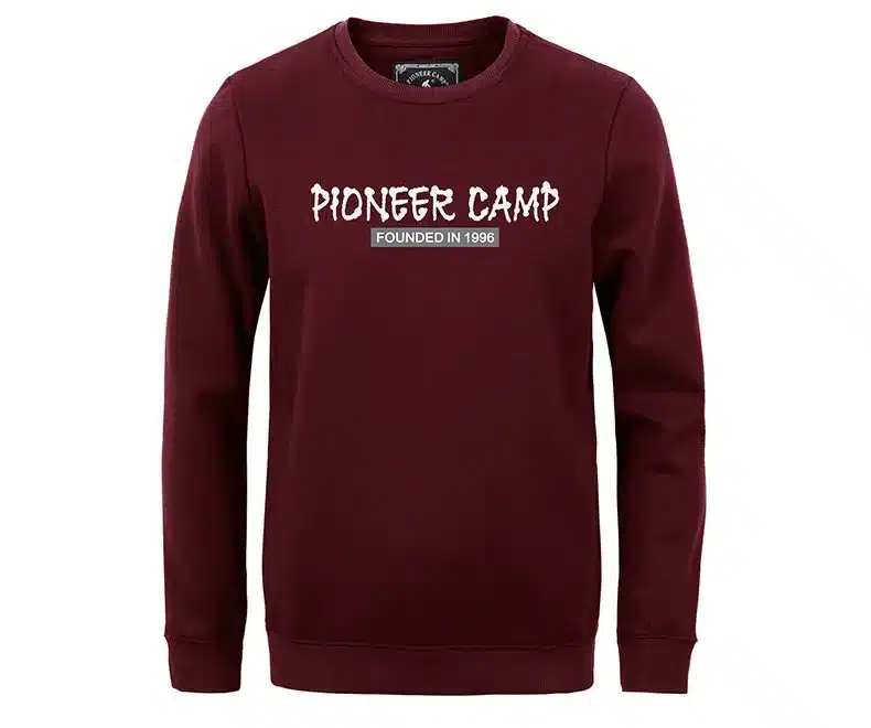 Pioneer Camp 2017 fashion fleece thicken hoodies men warm 100%cotton brand clothing casual male hoody shark men sweatshirt XXXL 46