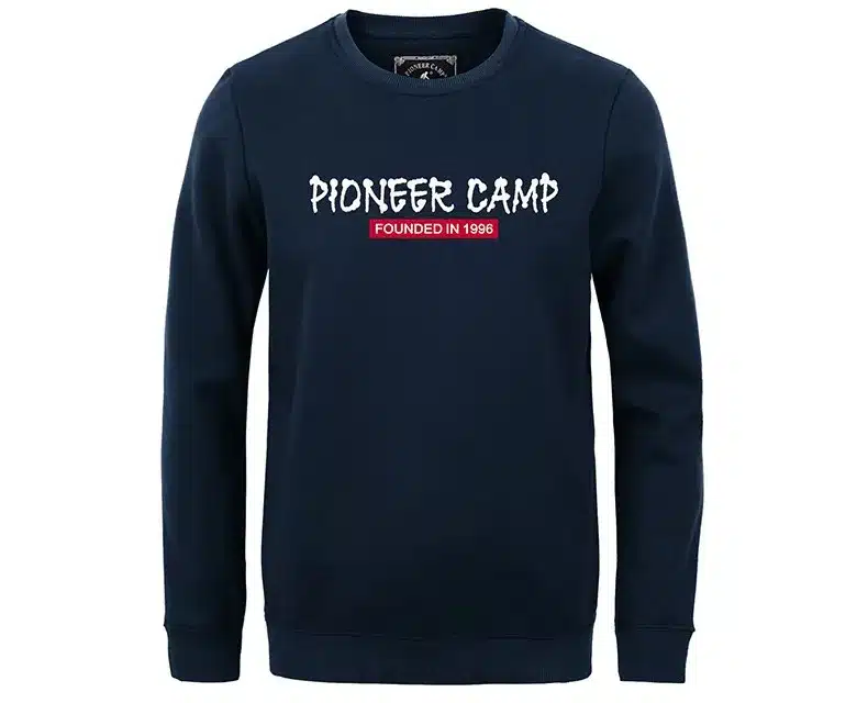 Pioneer Camp 2017 fashion fleece thicken hoodies men warm 100%cotton brand clothing casual male hoody shark men sweatshirt XXXL 48