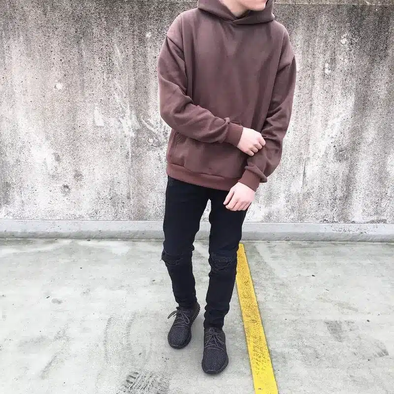 Man Si Tun New Streetwear Pullovers Drake Kanye West Plain Fleece Oversized Hoodie Kpop Clothes Tracksuit Hoodies Men Hip Hop 25