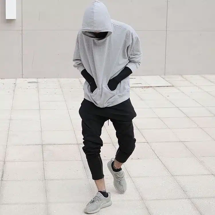 Man Si Tun New Streetwear Pullovers Drake Kanye West Plain Fleece Oversized Hoodie Kpop Clothes Tracksuit Hoodies Men Hip Hop 45
