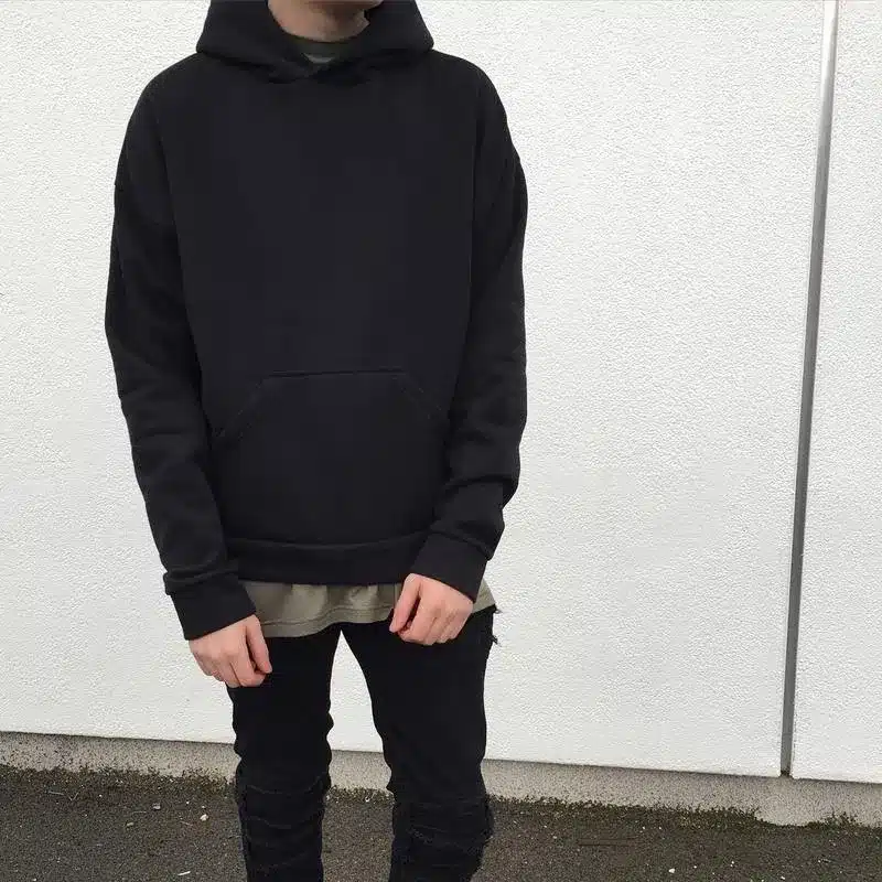 Man Si Tun New Streetwear Pullovers Drake Kanye West Plain Fleece Oversized Hoodie Kpop Clothes Tracksuit Hoodies Men Hip Hop 47