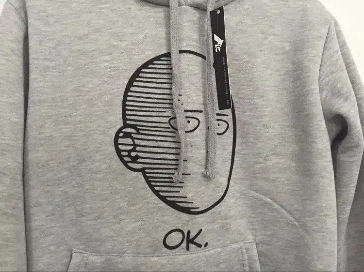 One Punch Man Hoodies Anime ONE Oppai Hoodies ONE PUNCH-MAN re-make Fleece Jacket Harajuku Sweatshirt US size XL 15