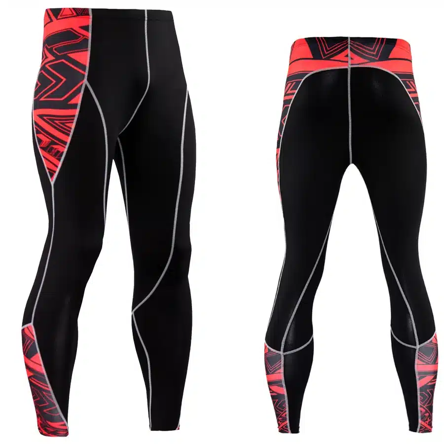 2017 New Fashion Mens Compression Pants 3D Print Quick Dry Skinny Leggings Tights Fitness MMA Pants Stitching Tousers 20